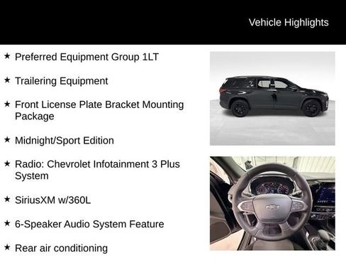 Certified 2023 Chevrolet Traverse LT w/ Midnight/Sport Edition AWD/4WD image 16