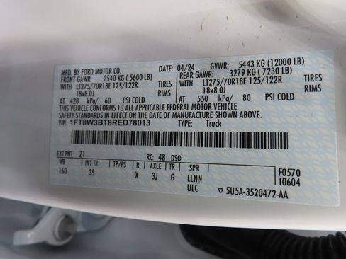 Used 2024 Ford F350 XLT w/ XLT Premium Package AWD/4WD image 59