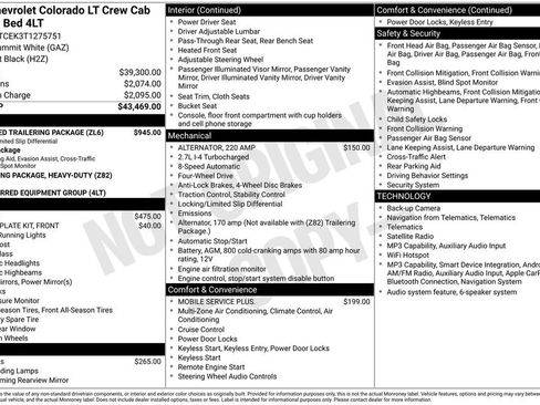 New 2026 Chevrolet Colorado LT w/ Advanced Trailering Package AWD/4WD image 18