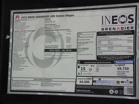 New 2025 INEOS Grenadier image 23