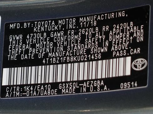 Used 2019 Toyota Avalon XLE image 43