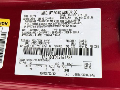 Used 2020 Ford Mustang GT w/ Equipment Group 301A image 17