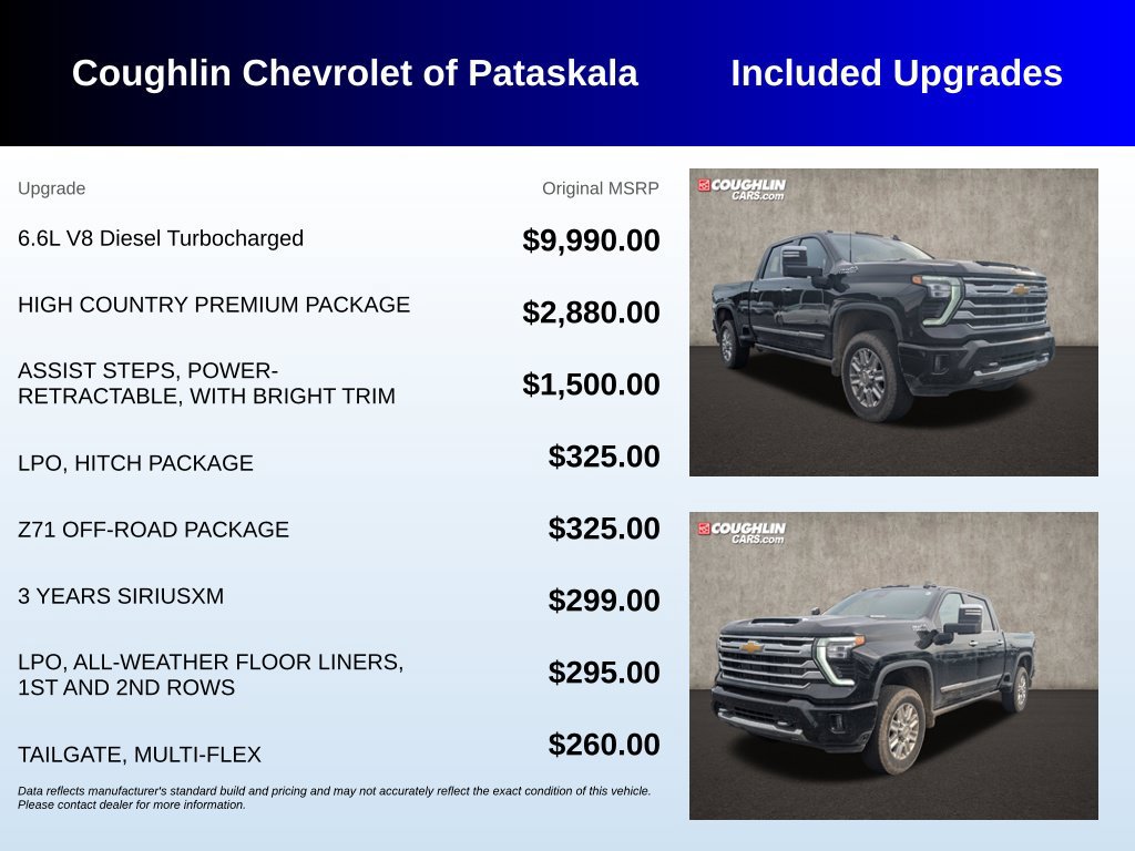 Used 2025 Chevrolet Silverado 3500 High Country w/ High Country Premium Package AWD/4WD image 3