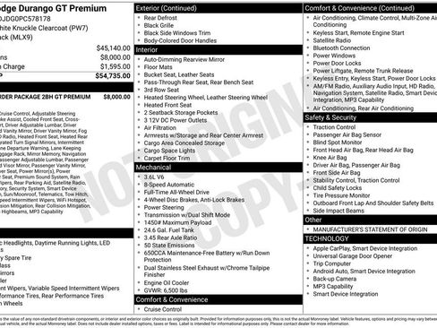 Used 2023 Dodge Durango GT AWD/4WD image 2