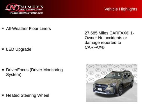 Used 2024 Subaru Outback Limited w/ Popular Package #2 AWD/4WD image 16