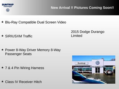 Used 2015 Dodge Durango Limited w/ Nav & Power Liftgate Group AWD/4WD image 5