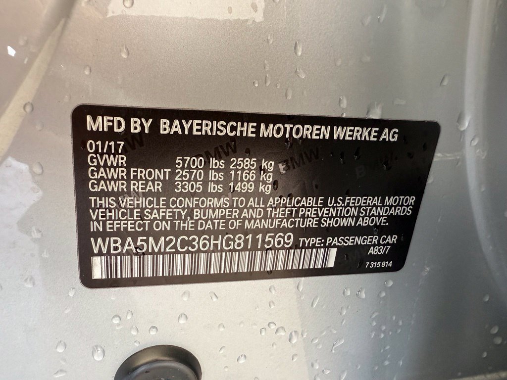 Used 2017 BMW 535i Gran Turismo RWD image 26