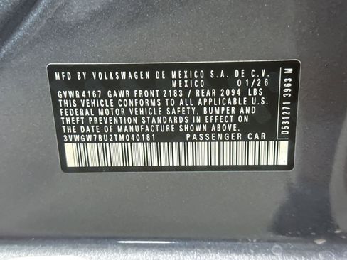 New 2026 Volkswagen Jetta SEL image 26