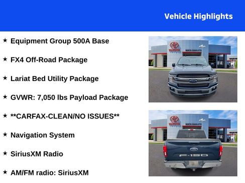 Used 2020 Ford F150 Lariat w/ FX4 Off-Road Package image 4