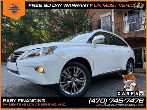 Used 2013 Lexus RX 350 FWD w/ Navigation Pkg image 1