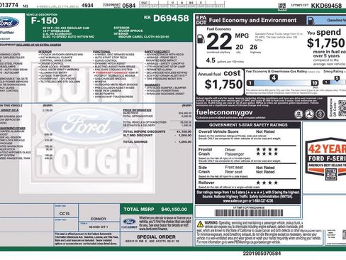 Used 2019 Ford F150 XLT w/ Equipment Group 301A Mid image 12