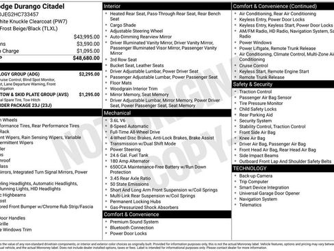 Used 2017 Dodge Durango Citadel w/ Technology Group image 13