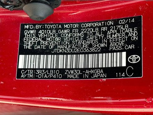 Used 2014 Toyota Prius Five w/ Preferred Accessory Package FWD image 38