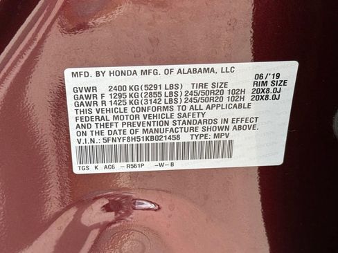 Used 2019 Honda Passport EX-L image 27
