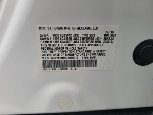 Used 2018 Honda Pilot Touring image 45