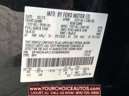 Used 2013 Ford Edge Limited AWD/4WD image 36