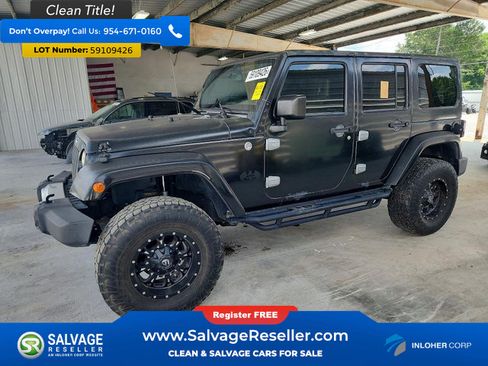 Used 2015 Jeep Wrangler Unlimited Sahara w/ Connectivity Group AWD/4WD image 1