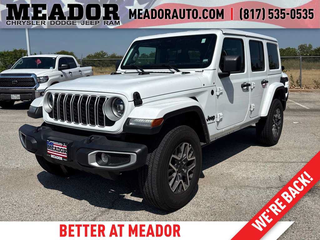 Used 2025 Jeep Wrangler Unlimited Sahara AWD/4WD image 1