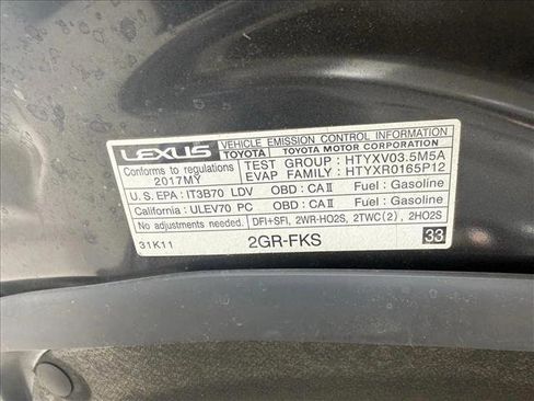 Used 2017 Lexus GS 350 w/ Preferred Accessory Package RWD image 21