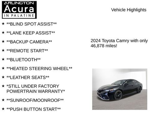 Used 2024 Toyota Camry XSE image 7