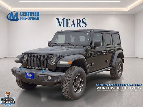 Used 2023 Jeep Wrangler Unlimited Rubicon 4xe AWD/4WD image 1