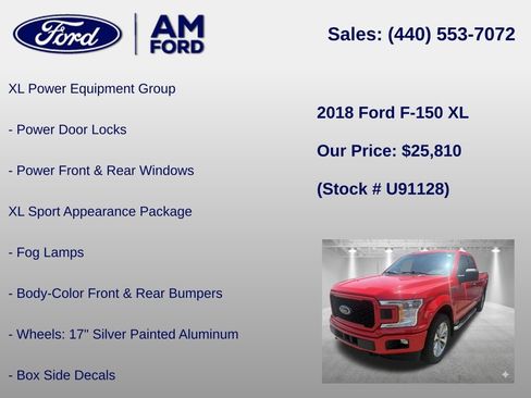 Used 2018 Ford F150 XL w/ Equipment Group 101A Mid AWD/4WD image 24