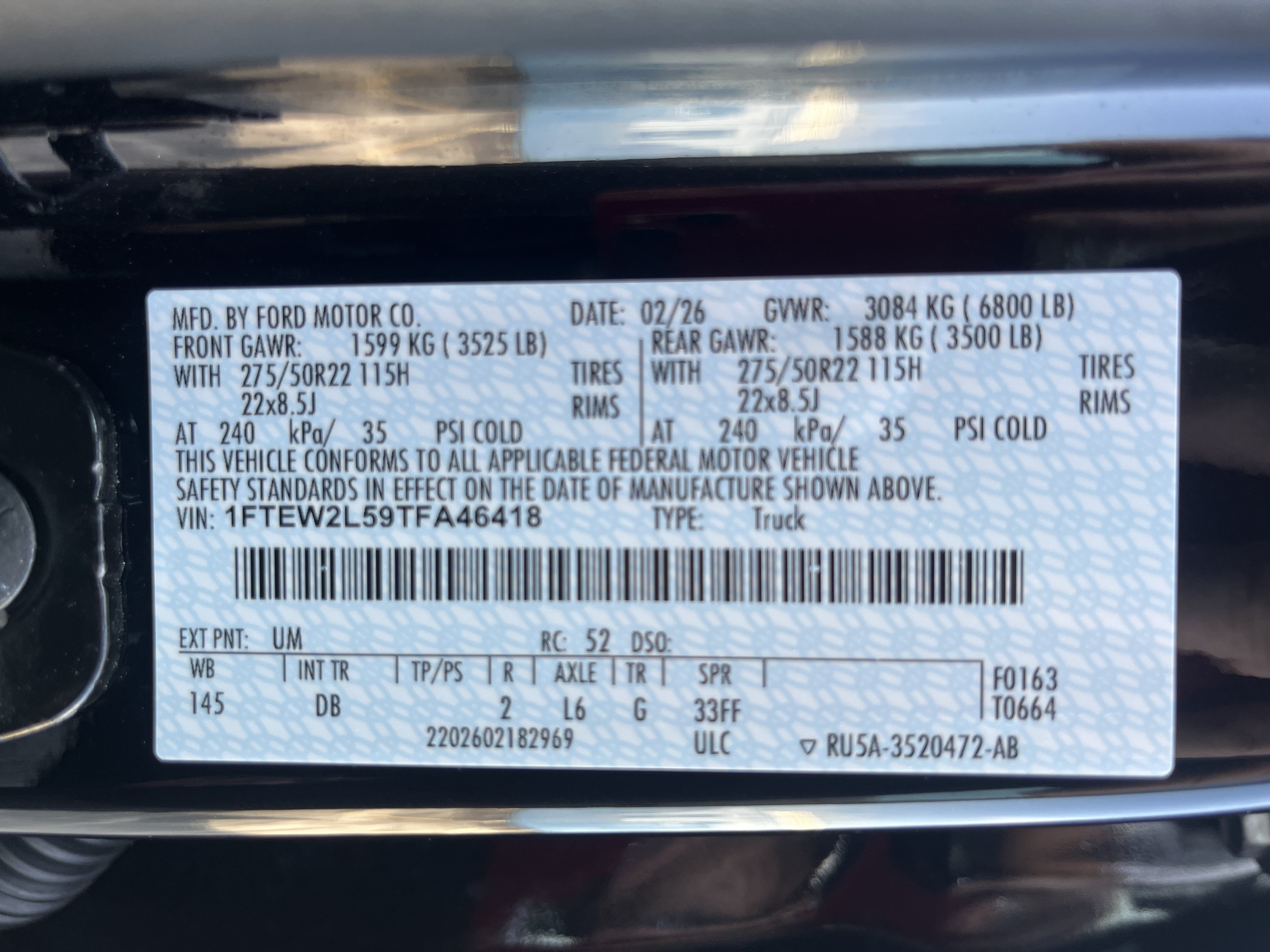 Used 2026 Ford F150 STX w/ F-150 LOBO Package AWD/4WD image 10