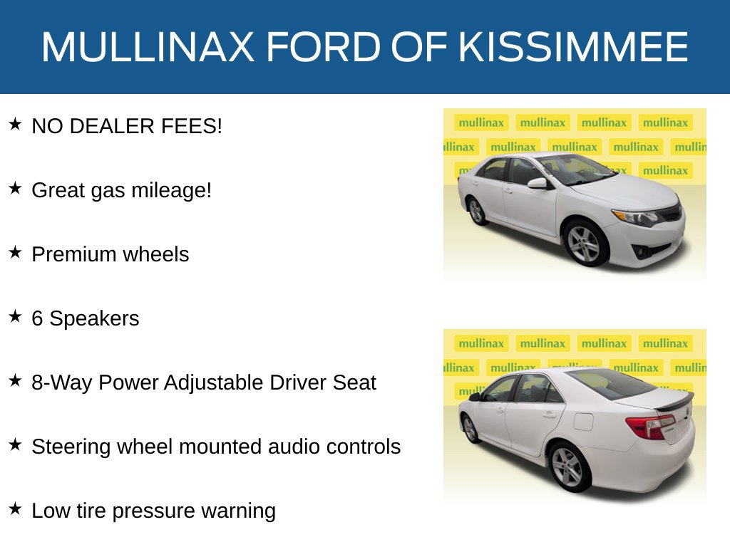 Used 2013 Toyota Camry SE FWD image 11