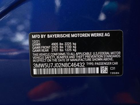 Used 2022 BMW M340i RWD image 38