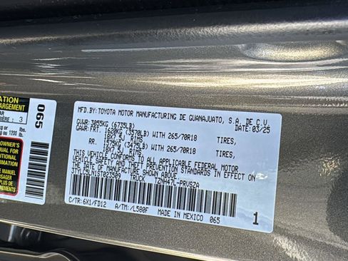 Used 2025 Toyota Tacoma TRD Off-Road w/ TRD Off Road Upgrade Package image 23