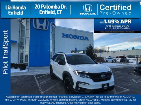 Certified 2022 Honda Pilot TrailSport image 1