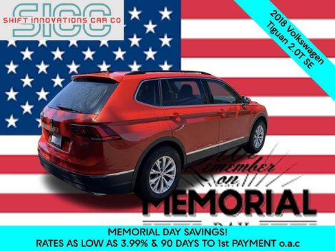 Used 2018 Volkswagen Tiguan SE w/ Panoramic Sunroof Package AWD/4WD image 4