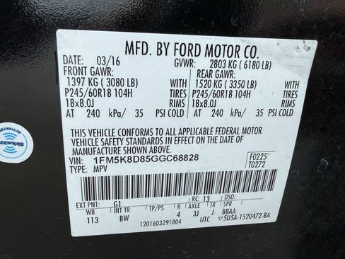 Used 2016 Ford Explorer XLT w/ Equipment Group 202A AWD/4WD image 31