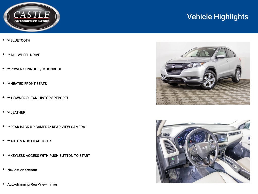 Used 2016 Honda HR-V EX-L image 3