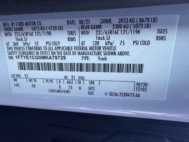 Used 2021 Ford Transit 150 Medium Roof w/ Interior Upgrade Package RWD image 20