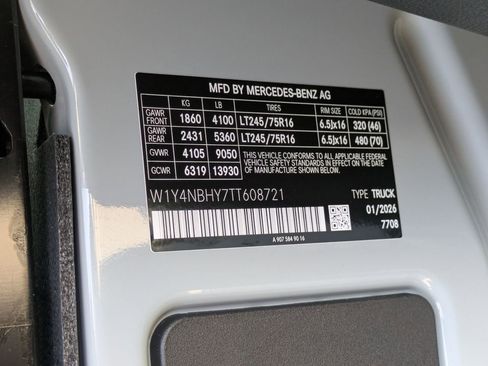 New 2026 Mercedes-Benz Sprinter 144 Cargo image 14