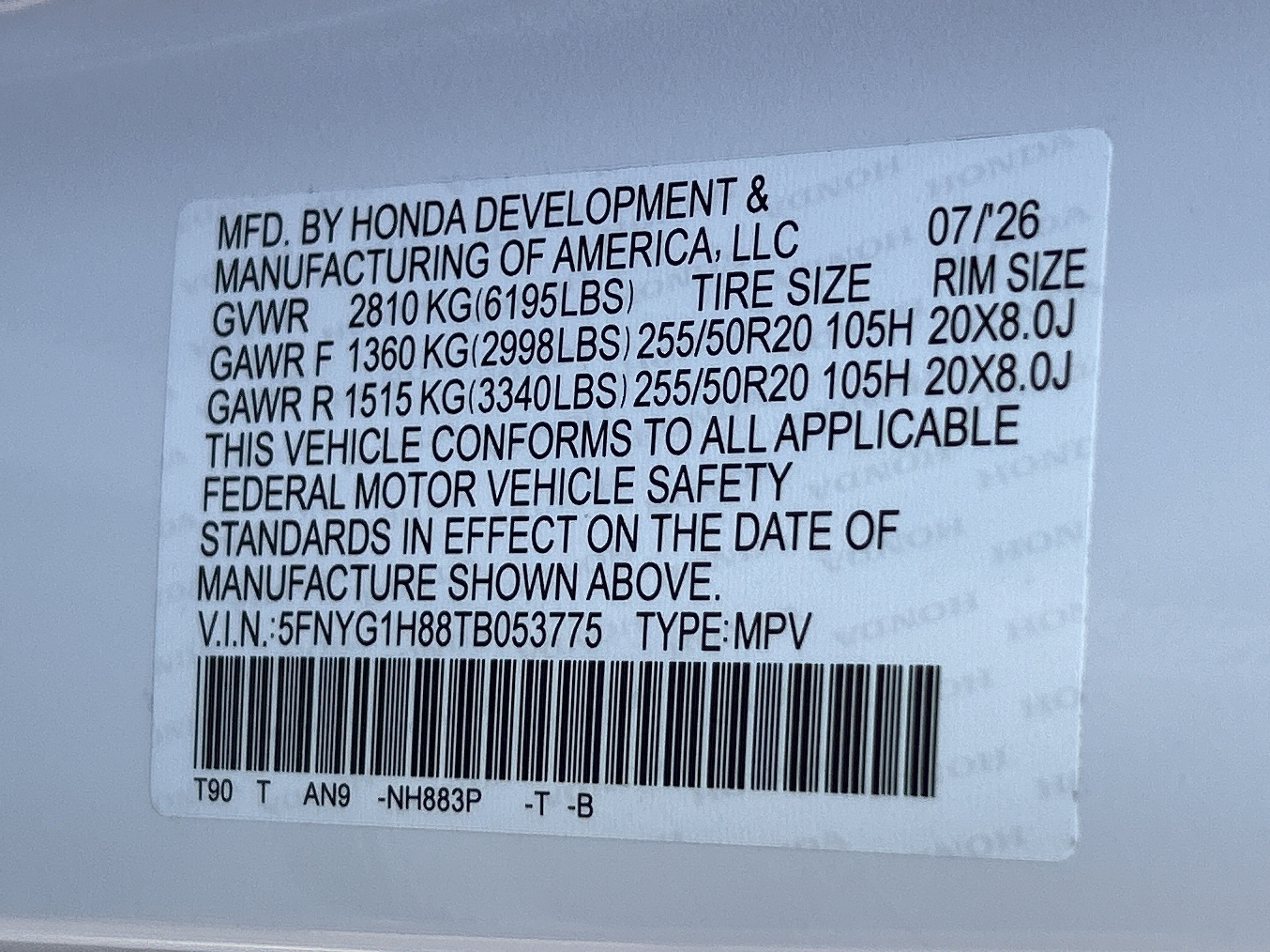 Used 2026 Honda Pilot Elite image 36