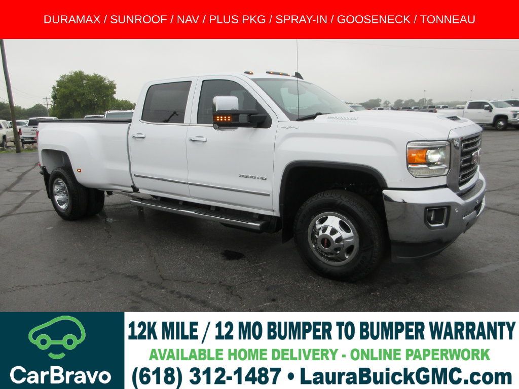 Certified 2018 GMC Sierra 3500 SLT w/ Duramax Plus Package AWD/4WD image 1