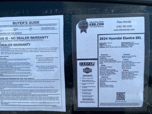 Used 2024 Hyundai Elantra SEL w/ Convenience Package FWD image 37