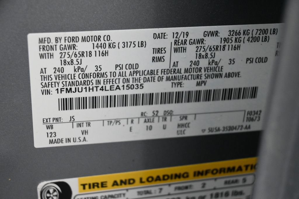 Used 2020 Ford Expedition XLT w/ Equipment Group 202A RWD image 20