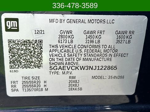 Used 2022 Buick Enclave Avenir w/ Avenir Technology Package AWD/4WD image 30