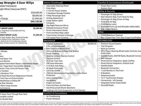 New 2026 Jeep Wrangler Unlimited Sport w/ Dual Top Group AWD/4WD image 32