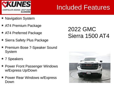 Used 2022 GMC Sierra 1500 AT4 w/ AT4 Premium Package image 4