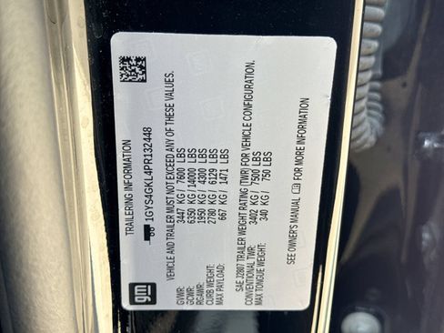 Used 2023 Cadillac Escalade Sport Platinum w/ LPO, ONYX Package AWD/4WD image 45