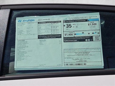 New 2026 Hyundai Elantra SE image 18