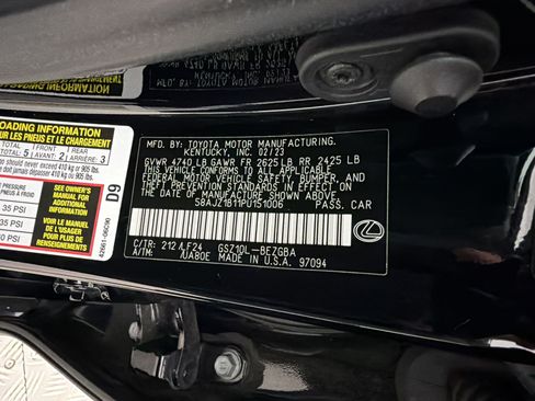 Certified 2023 Lexus ES 350 F Sport w/ Accessory Package (Z2) FWD image 30