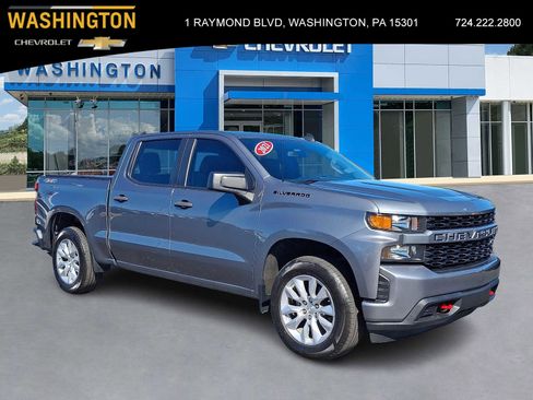 Used 2021 Chevrolet Silverado 1500 Custom w/ LPO, Dark Essentials Package image 1