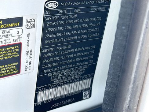 Used 2019 Land Rover Range Rover Sport Supercharged image 35