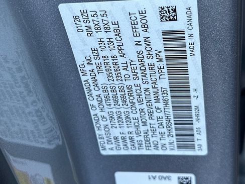 Used 2026 Honda CR-V EX-L image 37