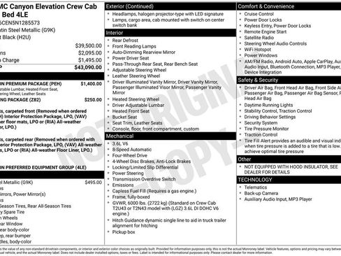 Certified 2022 GMC Canyon Elevation w/ Elevation Premium Package image 6